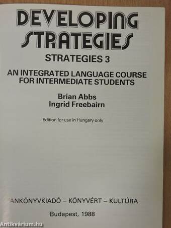 Developing Strategies - Students' Book/Workbook