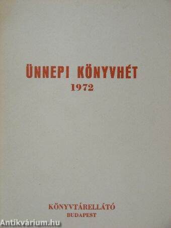 Ünnepi Könyvhét 1972