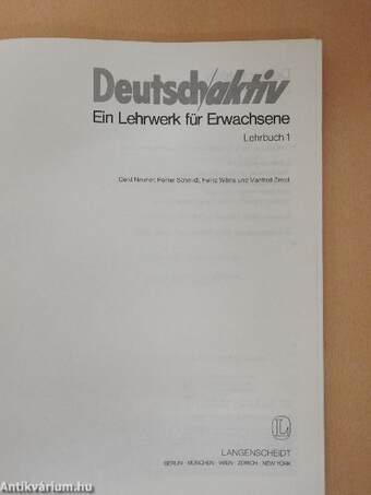 Deutsch aktiv 1 - Lehrbuch