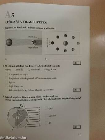 Természetismeret 5AB - Tudásszintmérő feladatlapok