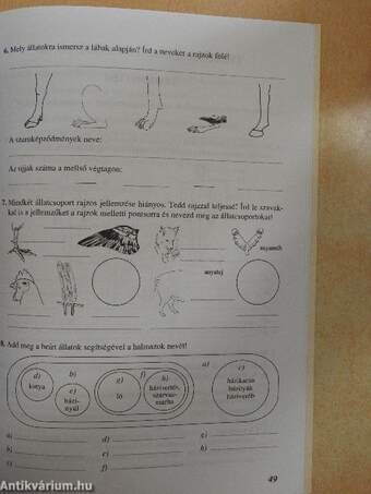 Természetismeret munkafüzet 6.