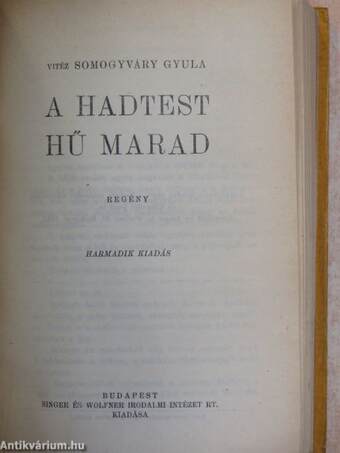 A pirossapkás kislány I-II./A hadtest hű marad I-II.