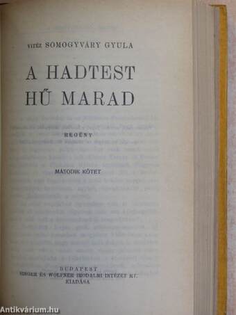 A pirossapkás kislány I-II./A hadtest hű marad I-II.