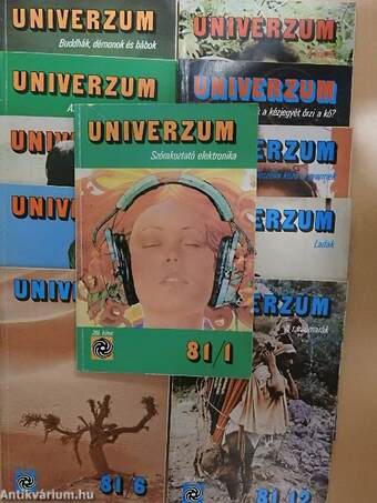 Univerzum 1981. (nem teljes évfolyam)