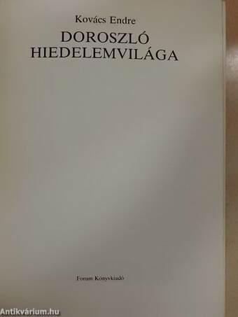 Doroszló hiedelemvilága