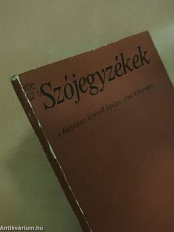 Szójegyzékek