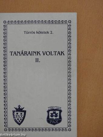 Tanáraink voltak II.