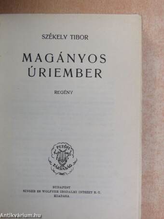 Magányos úriember