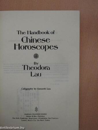 The Handbook of Chinese Horoscopes