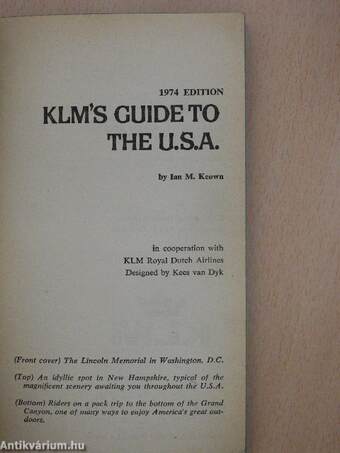 KLM's Guide to the U.S.A.