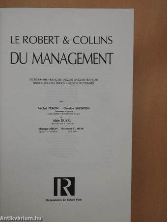 Le Robert & Collins du management