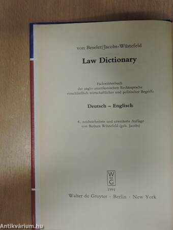 Law Dictionary