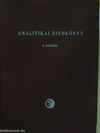 Analitikai zsebkönyv