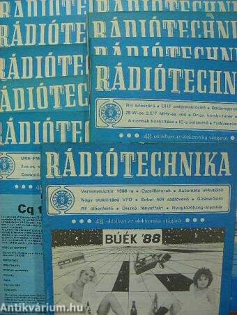 Rádiótechnika 1988. (nem teljes évfolyam)