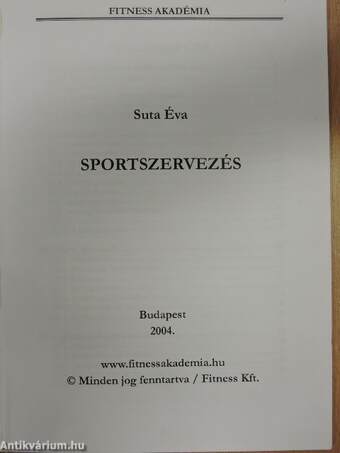 Sportszervezés