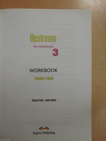 Upstream - Pre-Intermediate - Workbook - Teacher's book 3