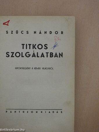 Titkos szolgálatban