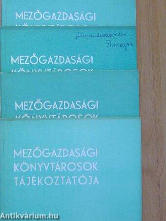 Mezőgazdasági könyvtárosok tájékoztatója 1968/1-4. 