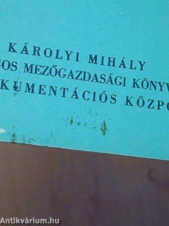 Mezőgazdasági könyvtárosok tájékoztatója 1964/1-4. 