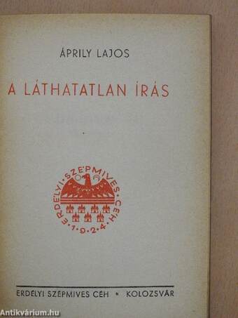 A láthatatlan írás