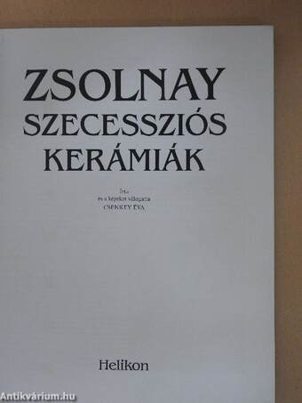 Zsolnay szecessziós kerámiák