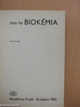 Biokémia