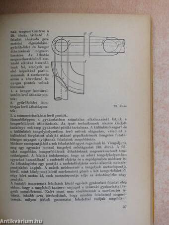 Az ábrázoló geometria módszertanának néhány kérdése