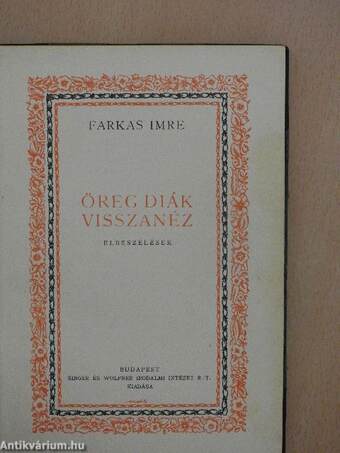 Öreg diák visszanéz