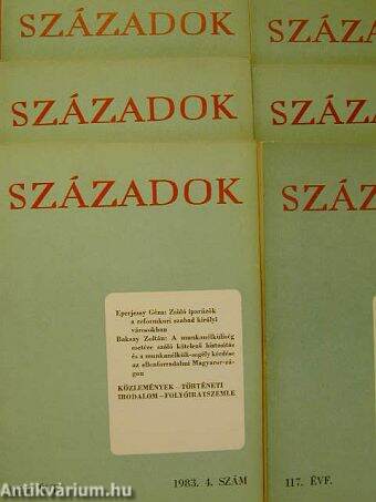 Századok 1983/1-6.