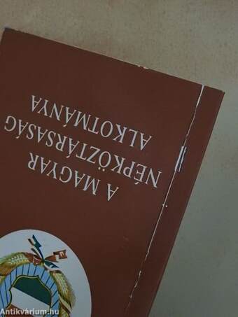 A Magyar Népköztársaság Alkotmánya