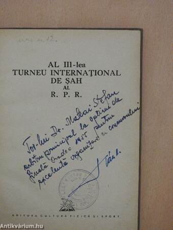 Al III-lea Turneu International de Sah al R. P. R.