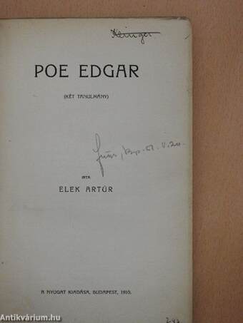 Poe Edgar