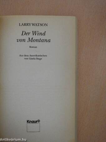 Der Wind von Montana