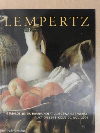 Lempertz Auktion 864 - Gemälde 15.-19. Jahrhundert/Paintings 15th-19th Century