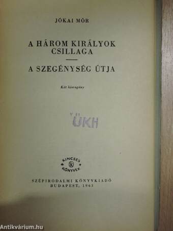 A három királyok csillaga/A szegénység útja