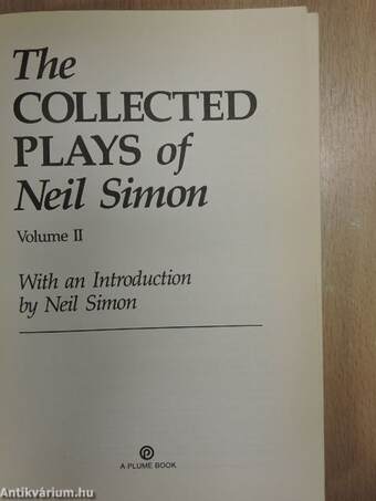 The Collected Plays of Neil Simon 2.