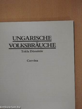 Ungarische Volksbräuche