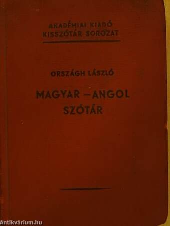 Magyar-angol szótár