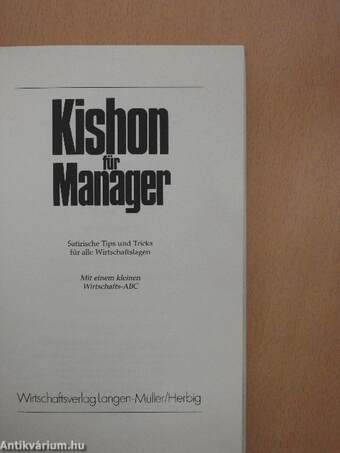 Kishon für Manager