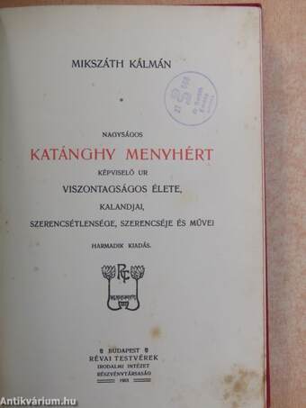 Katánghy Menyhért