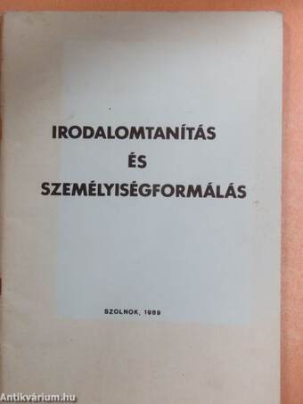 Irodalomtanítás és személyiségformálás