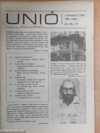 Unió 1989. május