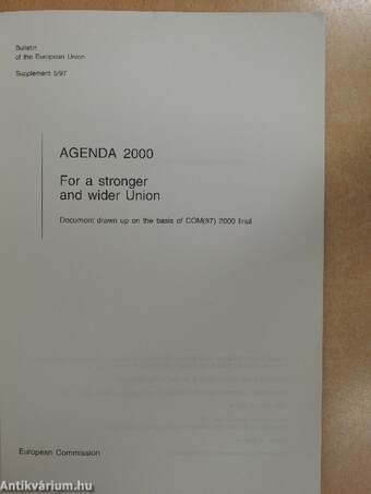 Agenda 2000 5/97 Supplement