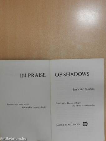 In Praise of Shadows