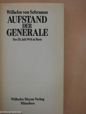 Aufstand der Generale