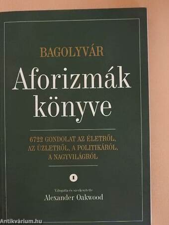 Aforizmák könyve I. (töredék)