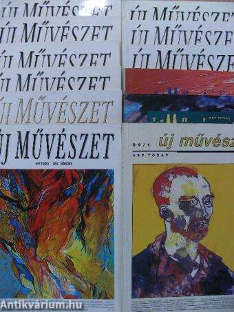 Új Művészet 1990., 1992-1993., 1996. (vegyes számok, 12 db)