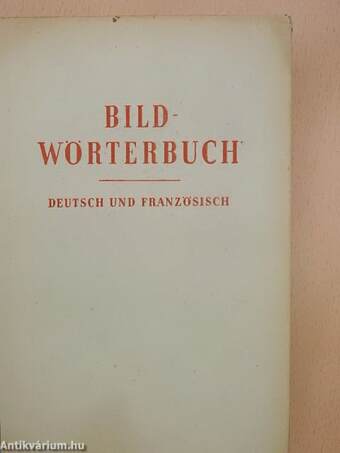 Bildwörterbuch Deutsch und Französisch