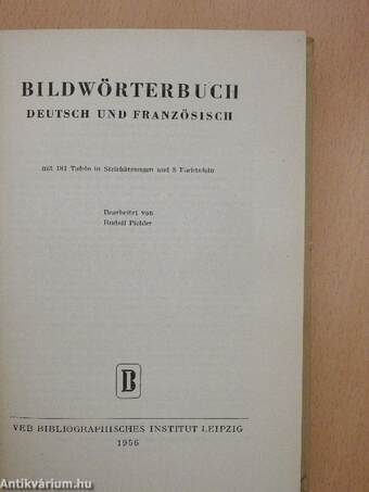 Bildwörterbuch Deutsch und Französisch