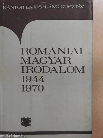 Romániai magyar irodalom 1944-1970